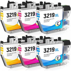 colorfly 3219XL Printer Cartridges Replacement for Brother LC3219 LC3217 Multipack Cartridges for Brother MFC-J5330DW, MFC-J5335DW, MFC-J5730DW, MFC-J5930DW, MFC-J6530DW, MFC-J6930DW, MFC-J6935DW,