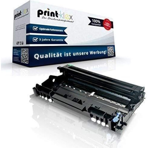 Print-Klex Trommeleinheit kompatibel für Brother MFC 7320 MFC 7320 W MFC 7340 MFC 7440 MFC 7440 N DR2100 DR-2100 Trommeleinheit - Eco Pro Serie