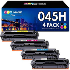 GPC ImageFlex 045H 045 tonerio kasetė suderinama su Canon 045H 045 CRG-045H Multipack i-SENSYS MF635cx MF633cdw LBP613cdw MF631cn LBP611cn MF632cdw MF634cdw MF636cdw Image Class LBP612cdd