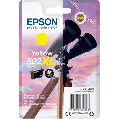 Epson Original 502XL Tinte Fernglas Singlepack gelb XL, XP-5100 XP-5105 XP-5150 XP-5155 WF-2860DWF WF-2865DWF WF-2880DWF WF-2885DWF, ReadyPrint Flex-Tintentarife