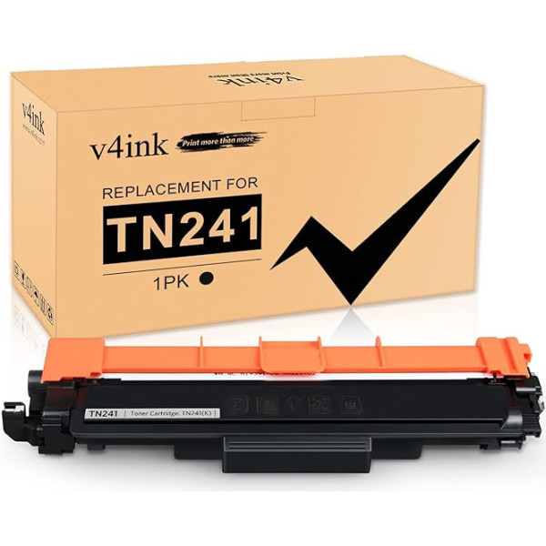 v4ink 1 pakuotė tonerio, tinkamo naudoti su Brother Color Laserjet Pro HL3140CW HL3150CDW HL3150CDW HL3150CDN HL3170CDW DCP9020CDW MFC9130CW 9140CDN 9330 9330CDW 9340 9340CDW C9330CDW FC9330CDW Brother TN241 TN245 serijos