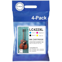 Coloran LC422XL Multipack Kompatibel für Brother LC422XL LC422 für Brother MFC-J5340dw MFC-J5345dw MFC-J5740dw MFC-J6540dw MFC-J6940dw (4 gab.)