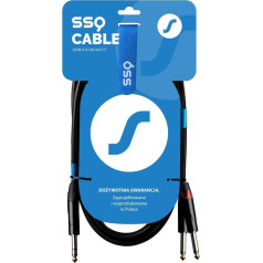 Ssq jsjm3 - stereo jack - 2x mono jack kabelis 3 metri