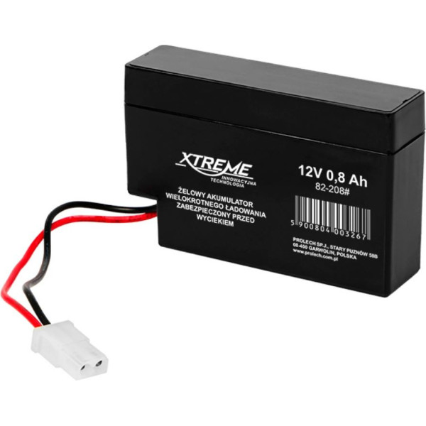 82-208# Gēla akumulators 12v 0,8ah xtreme