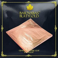Barnabas Blattgold oriģinālā vara lapa, 100 loksnes, 16 cm, starplapas, 100 loksnes