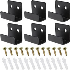 20 Pack Ceramic Tile Display Holder 20mm Stainless Steel Wall Mount Hook Plate Heavy Duty Flat J Hanger Hanging Picture Mirror