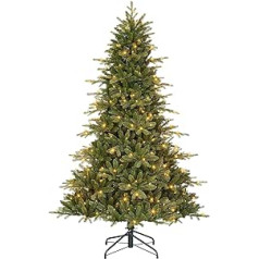 Black Box Trees Boyle mākslīgā Ziemassvētku eglīte ar LED gaismām - H155 x Ø107cm - Zaļa