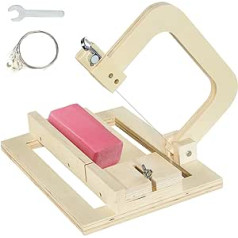 Wooden Soap Cutter with Adjustable Cutting Wire, Soap Cutter Cutting Tool for DIY Soap, Cheese, Butter, Cake, Bread Making (2)