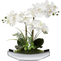 Dirbtinės gėlės Orchidėjos Dirbtinės Phalaenopsis Bonsai Dirbtinės gėlės kaip tikros vazonuose Dirbtinės gėlės svetainės dekoras Vonios kambario stalo apdaila Aukštis 38 cm
