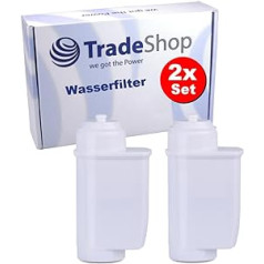 2x Trade-Shop Replacement Water Filter / Filter Cartridge for Siemens EQ.6 Plus S100 TE651509DE S300 TE653501DE S400 TE654509DE S500 TE655503DE