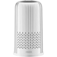 Homedics TotalClean 4-in-1 torņa gaisa attīrītājs, 360 grādu HEPA filtrs alergēniem, putekļiem un blaugznām ar jonizatoru mājām, birojam un galddatoriem, nakts gaisma un ēterisko eļļu aromterapija