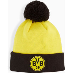 Borussia Dortmund Pom Pom Beanie 025552-01 / dzeltena / viens izmērs