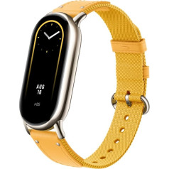 Siksniņa viedaprocei smart band 8 dzeltena