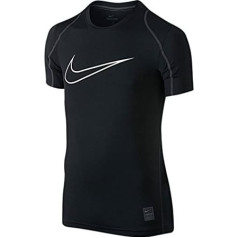 Nike Dry Nike Kids Cool HBR Fitted S/S Youth Little Kids/Big Kids Black/Anthracite/White Boys T Shirt