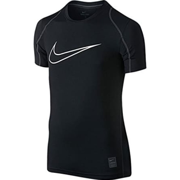 Nike Dry Nike Kids Cool HBR Fitted S/S Youth Little Kids/Big Kids Black/Anthracite/White Boys T Shirt