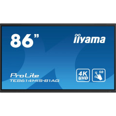 Lielformāta monitors 85,6 collas te8614mis-b1ag infrasarkanais,50pt,va,4k,7h,wifi,mic,usb-c