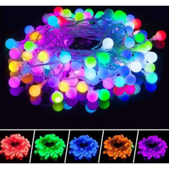 RSWLED krāsainas USB lukturīšu gaismiņas, ar tālvadības pulti, RGB, atmiņas funkcija, 16 režīmi, 16 režīmi, dekoratīvās spuldzītes, kāzu, Ziemassvētku dekorēšanai, iekštelpām un ārpus telpām.