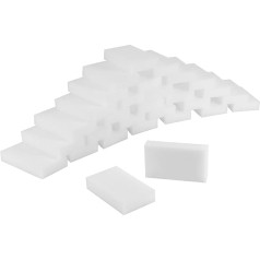 JOIKIT Magic Eraser sūkļi, 10x6x2cm, burvju tīrīšanas sūkļi Eraser spilventiņi Melamīna putas Sienas virtuves vannas istabas traipu noņemšanai 100 gab.