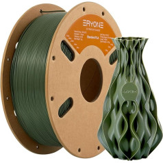 ERYONE PLA filaments 1,75 mm, 3D printeru filaments PLA, 0,03 mm, 1 kg/masa, armijas zaļš