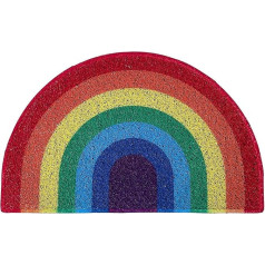 Nicoman Rainbow Doormat Housewarming Gift Dirt Trapper Barrier Door Mats (70 x 44 cm)