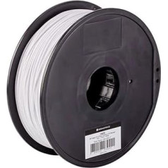 Monoprice PLA Plus+ premium 3D filaments - balts - 1 kg spole, 1,75 mm biezs | bioloģiski noārdāms | tāda paša biezuma kā standarta ABS | visiem ar PLA saderīgiem printeriem (115835)