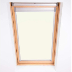 Bloc Skylight rullo žalūzijas 102 Velux jumta logam, bloķējošas, melnas, 206