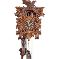 Eble Cuckoo Clock Original Black Forest Cuckoo Clock Real Wood Mechanical 1-Day Drive New VDs Certificate Five Leaf 23 cm 11311