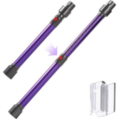 Dyson V7 V8 V8 V10 V11 V11 V15 pagarināmā sūkšanas caurule Dyson putekļsūcēja ar nūjiņu rezerves daļai, violeta krāsas rezerves caurule no 18 līdz 27 collām