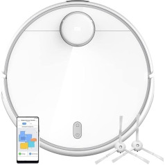 Xiaomi Mi Robot Vacuum Mop 2 Pro putekļsūcējs ar sānu birstēm, balts, 3662515025342