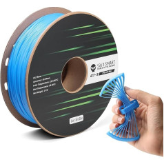 SainSmart TPU filaments 1,75 mm, GT-3 elastīgs 3D printera filaments ātrdarbīgai drukāšanai 500 mm/s, UV izturīgs, zils, 1 kg spole, izmēru precizitāte +/- 0,04 mm