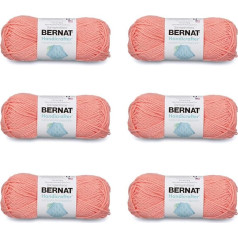 Bernat Handicrafter kokvilnas dzija Coral Rose - 6 iepakojumi pa 50g - Kokvilna - 4 vidēji (ķemmdziņš) - 80 metri - Adīšana/tamborēšana