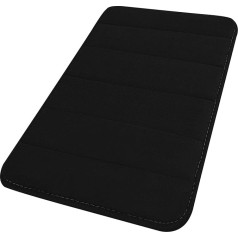 iepirkumu karte Vannas paklājs Memory Foam e Neslīdošs vannas paklājs Mazgājams vannas paklājs Memory Foam Carpet Floor Mat vannas istabai Black 40x60cm