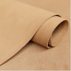 Veg Tan Tooling Leather 5-6 oz Dabiskā pilngraudu āda Rokām darināta amatniecība Veģetatīvi miecēta govs ādas āda 12 x 12 collas