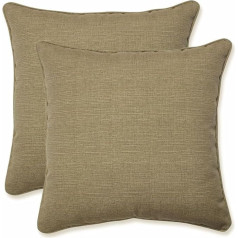 Pillow Perfect Teksturēti kvadrātveida spilveni, 2 gab., Taupe