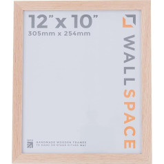 Sienas kosmosa ozola foto rāmis 12x10 12x10 ozola bilžu rāmis Solid Oak Picture Frame Katrs 10x12 bilžu rāmis izgatavots no masīvkoka ar reālu stiklu