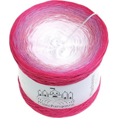 LiLu´s Märchengarne Lovely Fuchsia Colour Gradient dzija 4-Ply 300 g / 1140 m