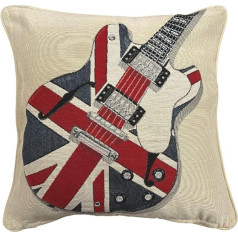 Signare CCOV-PN-UJGUTI Spilvenu pārvalks 45 x 45 cm London Union Jack Guitar