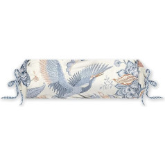 [W] Royal Birds Roll Cushion Blue UV UV 22 x 70 cm