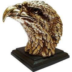 Purpledip sveķu paraugdemonstrējums Majestic Eagle Hawk: Dekoratīva statuete (11649)