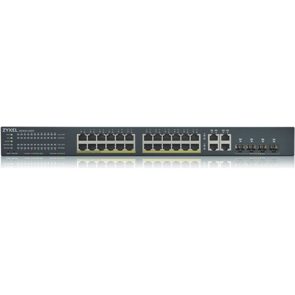 Switch gs1920-24hpv2 28port 24xgb un 4xgb 375w poe nebulaflex cloud