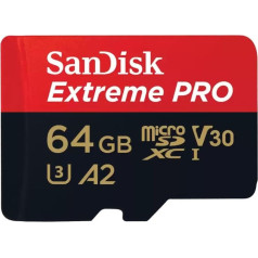 Extreme pro microsdxc 64gb 200/90 mb/s a2 v30 karte