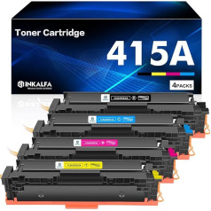 415A M479fdw Toneris, kas ir saderīgs ar HP 415A 415X priekš HP Color Laserjet Pro MFP M479fdw Toneris M479dw M479fdw M479fnw M479fdn M454dw M454dn W2030A W2031A W2032A W2033 A Black Cyan Cyan Yellow Magenta