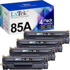 LxTek Kompatibel Tonerkartusche als Ersatz für HP CE285A 85A für Laserjet Pro P1102W P1102 M1132MFP M1217NFW M121212NF M1132 P1100 M1136 M1210 M121212 (Schwarz, 4 vnt.)