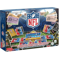 NFL galda spēle, ko piedāvā Football Billionaire Board Games | Ģimenes galda spēles bērniem un pieaugušajiem | Vecums 6+ | Tirdzniecības un ģimenes stratēģijas galda spēle 2-6 spēlētājiem