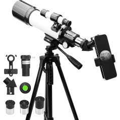 Monocular Telescope with Tripod Carry Bag Hand Strap Phone Adapter - BAK4 Prism & FMC Lens - Waterproof for Travel Bird Watching Wildlife Camping Scenery (DT0007G)