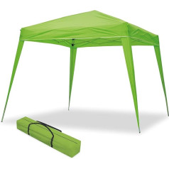 Wasabi Saliekamā lapene 3x3m Compact Green Waterproof Ietver vēja naglas tērauda rāmja dārza lapene Pludmales lapene Camping Party Yard Patio