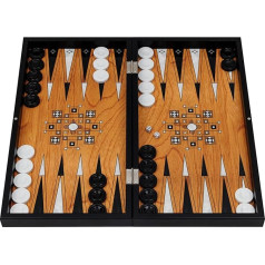 Limited Edition Desert Design Backgammon Board Game Dice Game 48 cm Wooden with Acrylic Tiles Gift Friends and Adults Hbs Games