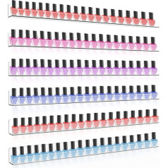 Sezanrpt 6 Pack Clear Nail Polish Organizer sienas 24