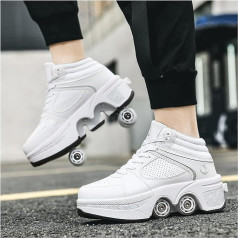 Schuhe mit Rollen für Jungen,Rollschuhe Damen Roller Shoes,LED Schuhe Herren Turnschuhe mit Rollen,Roller Schuhe für mädchen,Roller Sneaker Geburtstagsgeschenk