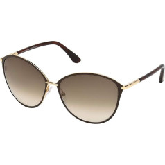 Tom Ford Sonnenbrillen PENELOPE FT 0320 HAVANA GOLD/BROWN AMBER SHADED 59/15/130 Sievietes